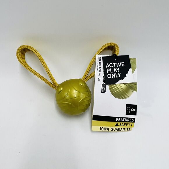 Bark Box Small Golden Snitch Dog Toy Super Chewer Active Play Only Harry Potter - Picture 1 of 3